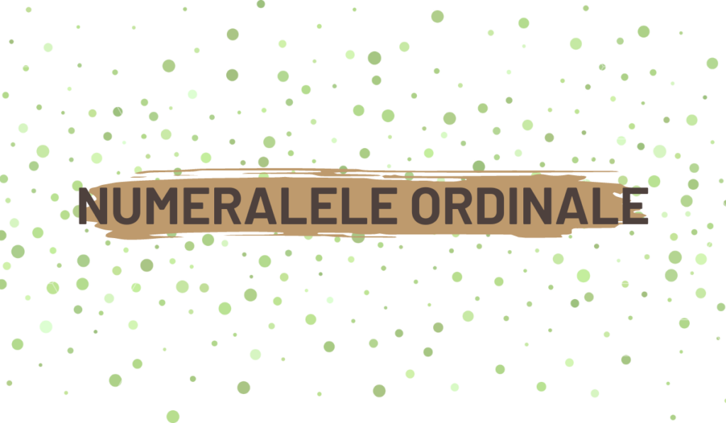 numeralele ordinale