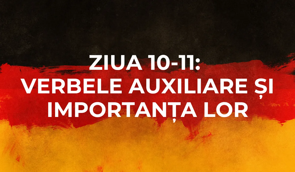 Ziua 10-11: Verbele auxiliare și importanța lor